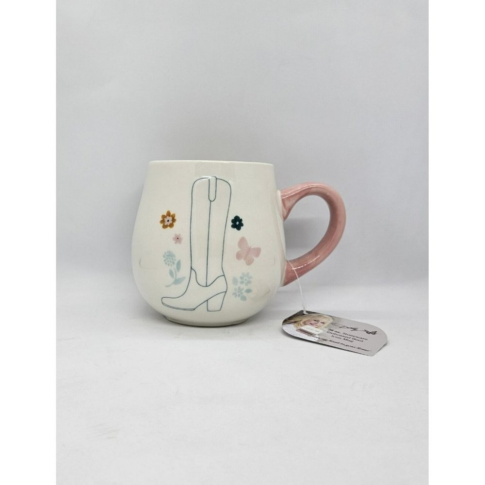 Dolly Parton Stoneware Embossed Boot Icon Mug 20 Oz NEW With Tag